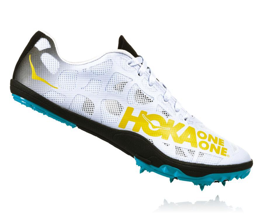 Hoka One One Womens Spikes - Rocket X - White - QCIO07659